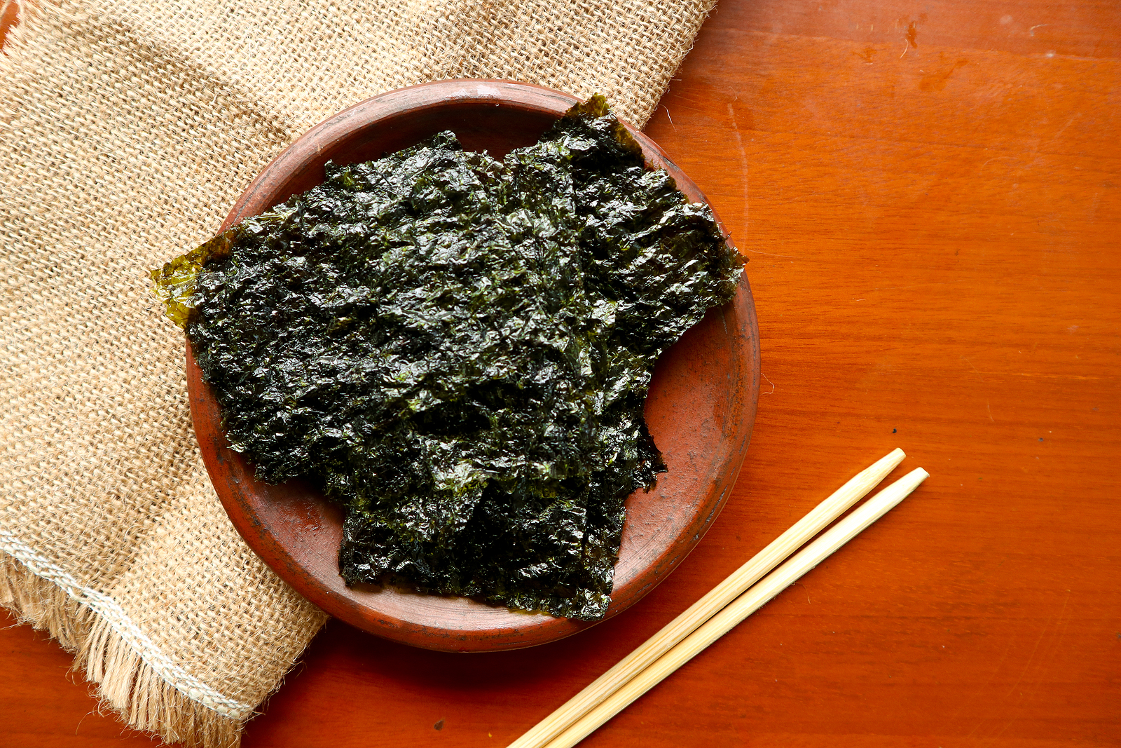 Alga Nori, fonte foto: BigStock